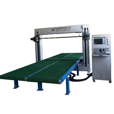 क्षैतिज दोलन ब्लेड पॉलीयुरेथेन स्पंज काटने की मशीन 380V 50HZ