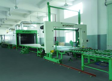 पूरी तरह से स्वचालित स्पंज बनाने के लिए स्पंज उत्पादन लाइन और 4m x 3.2m x 3.2m Stirs मिश्रण रैक 17.5m x 2.4m x 1.2m सूखी सुरंग 16.9m