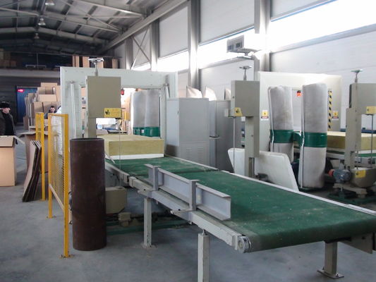 वैक्यूम 8kw वर्टिकल पु फोम कटिंग मशीन 3000 * 1200 * 1200mm 2200kg 6m / Min