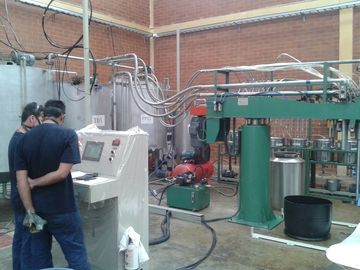 स्पंज गद्दे के लिए सेमी-ऑटो पु फोम बैच बॉक्स फोमिंग मशीन