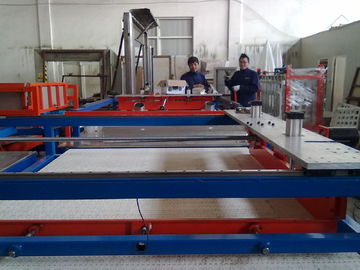 6 पट्टी, 9KW के साथ समायोज्य PLC नियंत्रण पुष्प फोम काटना मशीन