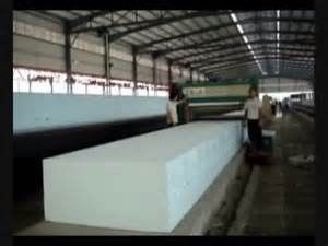 पूरी तरह से स्वचालित स्पंज बनाने के लिए स्पंज उत्पादन लाइन और 4m x 3.2m x 3.2m Stirs मिश्रण रैक 17.5m x 2.4m x 1.2m सूखी सुरंग 16.9m