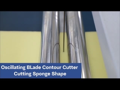 डबल ब्लेड क्षैतिज पु फोम स्पंज सीएनसी काटने की मशीन स्वचालित