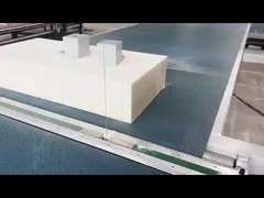 डीटीसी-एफके2012 सीएनसी पु फोम स्पंज काटने की मशीन क्षैतिज और ऊर्ध्वाधर ब्लेड