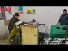 डी एंड टी घर्षण ग्रीन स्क्रूइंग पैड रसोई स्पंज विशेष गोंद मशीन