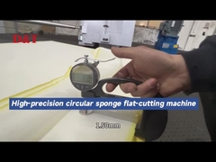 गोल पीयू सर्कुलर फोम काटने की मशीन डिजिटल, सर्कल क्षैतिज कटर