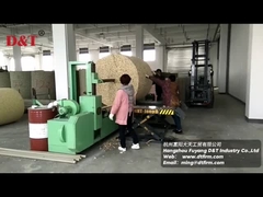 फ्लेक्सिबल पीयू/क्वाड्रेट फोम के लिए स्वचालित ब्लेड सर्कल क्षैतिज कटर