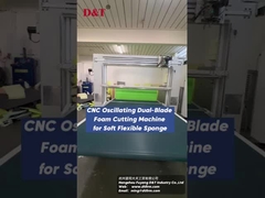रिबाउंड फोम के लिए दोहरे ब्लेड 2 डी आकार दोलन ब्लेड समोच्च कटर