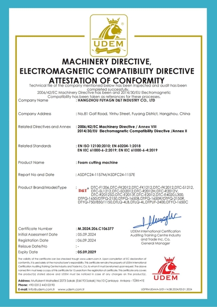 चीन Fuyang D&T Industry Co., Ltd. प्रमाणपत्र